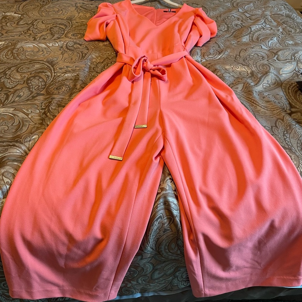 Elegant Coral Dress